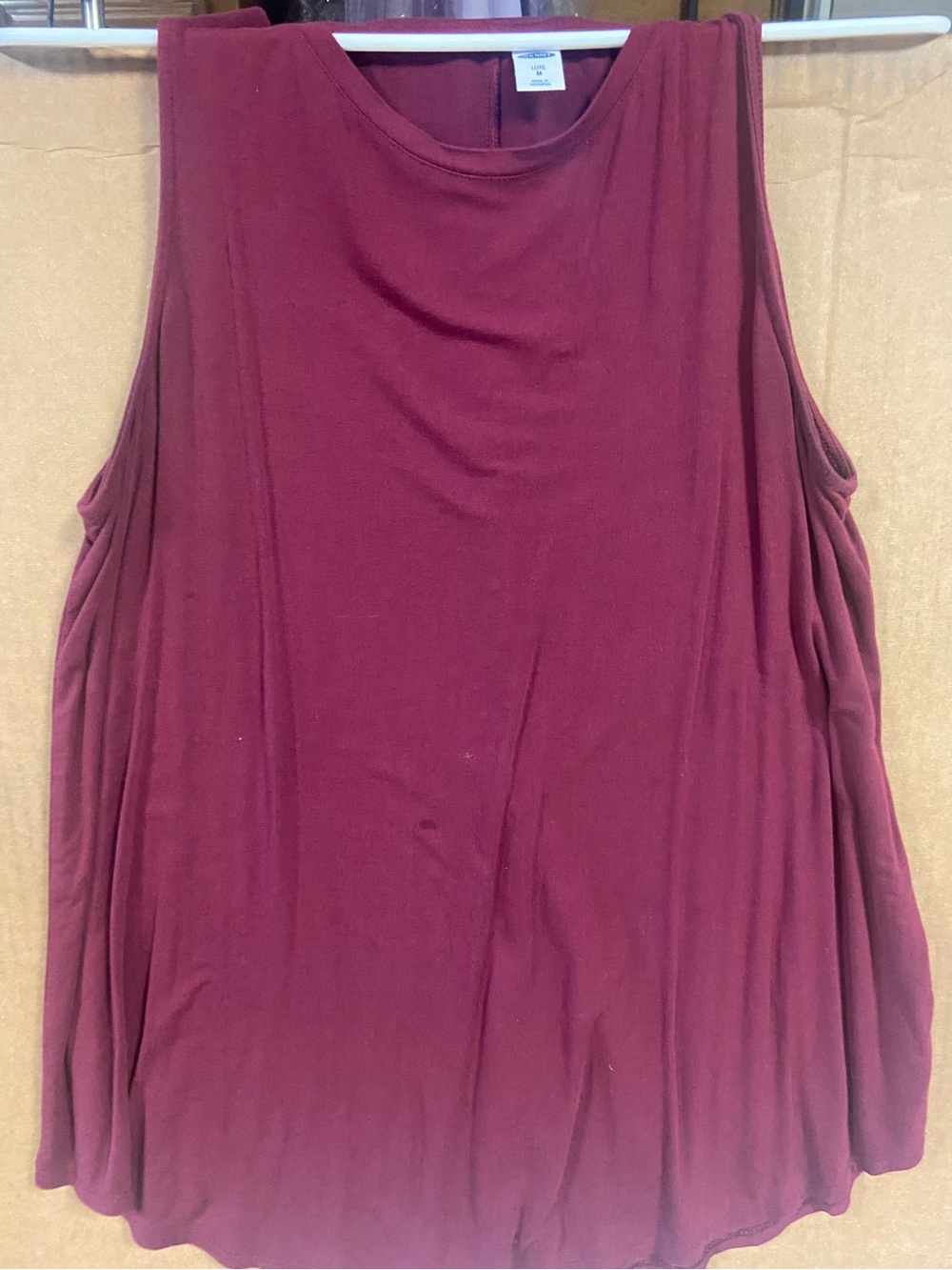 Old Navy Burgundy Tank Top